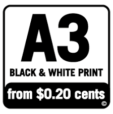 A/3 B/W Print